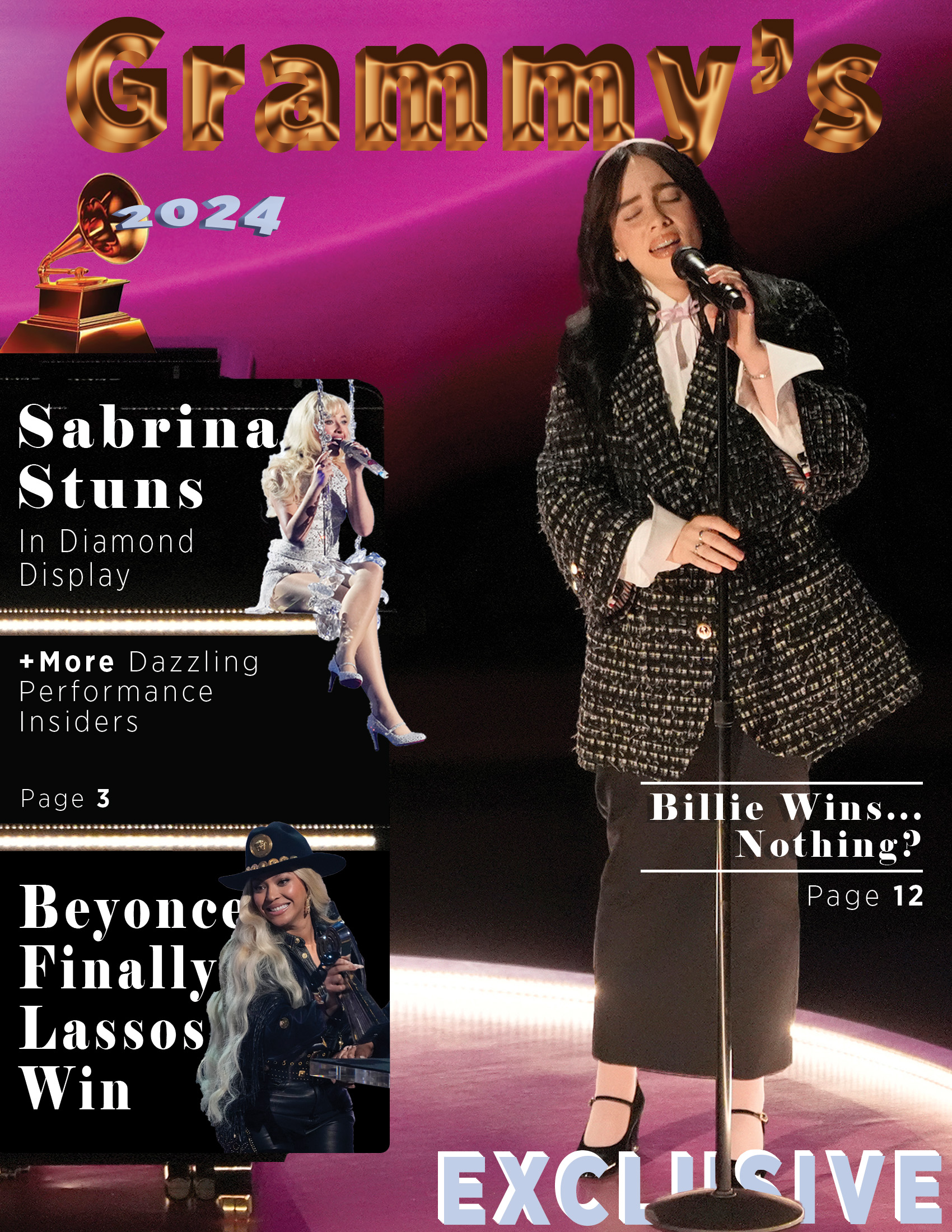 Magazine cover sample